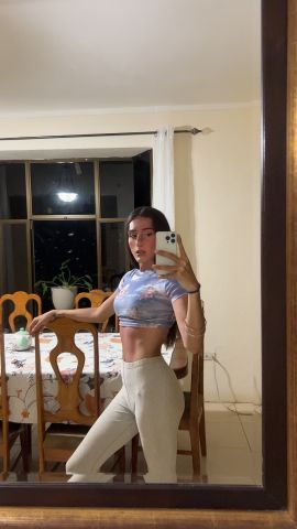 Skinny babe