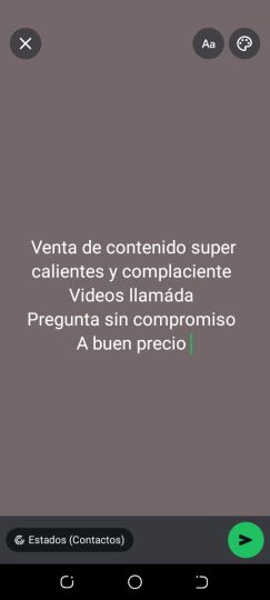 Morenita complaciente 