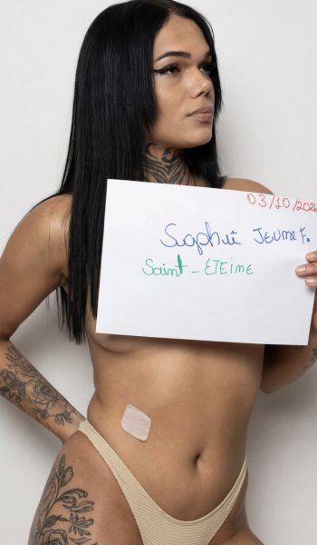 Escortes trans Sophie sexy à Saint-Étienne